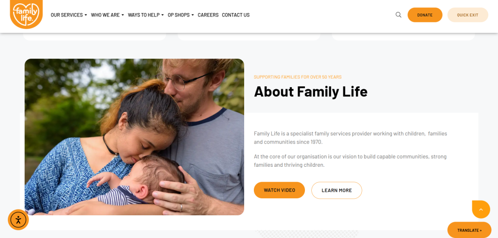 Home-Page-Family-Life-AU
